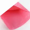 100 stks veel Roze Poly PE Mailer Express Zak 28 42 cm Mail Zakken liefde hart Envelop Self-Seal plastic zakken voor yxy01572090