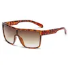 Mode lunettes de soleil tendance rétro hommes femmes carré lunettes de soleil grand cadre une pièce lunettes de soleil UV400 lunettes