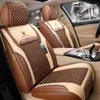 Housses de siège de voiture en cuir Durable universel cinq sièges ensemble coussin tapis pour 5 places voiture mode 0382758