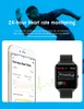 Dames Smart Watch IP67 Waterdicht Fitness Sporthorloges P22 Hartslagmeter Oproep-/berichtherinnering Klokuren Bluetooth Smartwatch voor Android iOS