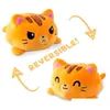 Fiori decorativi ghirlande s gatto gato bambini peluche peluche animali da bambola bambola a doppia faccia di conversione giocattoli dd drop drop drop delive dhi2s