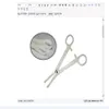 Whole-OP-50 pcs Disposable Piercing Forceps clamp sterilized piercing tools213G