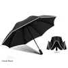 Guarda-chuvas criativo reverso guarda-chuva automático à prova d'água à prova de vento três dobrável invertido invertido guarda-sol portátil feminino presente