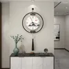 Duvar saatleri Çin saati oturma odası moda sanat dekoratif asılı ev basit giriş yaratıcı stil