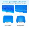 CushionDecorative Pillow Gel Seat Cushion TPE Silicone Cooling Mat Honeycomb Thick Seat Cushion for Pressure Relief Back Pain Summer Ice Pad 230719