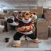 2018 Discount factory Lovely Kung Fu tiger cartoon doll Mascot Costume 2906
