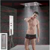 BBsalle de bain ensemble de douche accessoires robinet panneau robinet mitigeur thermostatique LED plafond pommeau de douche pluie brume douche GF5203185J
