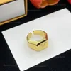 2023 Marque Nouveau Designer De Luxe Plaqué Or 18K Femmes Couple Bague Hommes Mode Unisexe Charme Bijoux De Mariage Accessoires Partie Premier Choix