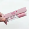 Özel Logo 6ml Yuvarlak Terek Dudak Tüpleri Değnek Fırçası Boş Lipgloss Tüpler Bütün Plastik Kozmetik Ambalaj Ruj LI202U