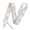 Cartoon Chemistry Lanyard Mobiltelefon Strap ID -kort Badge Holder Rope Key Chain Keyrings WebSling Accessory Gifts L230619