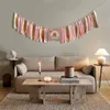 Banner Flagi Boho Rainbow Banner urodziny 1 rok dziewczyna szczęśliwa roczna impreza urodzinowa krzesło Banner Baby Shower Chrzest Płeć Ujawnienie 230720