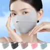 Bandanas Feeling Cooling Face Cover UV Three-Dimensional Sunscreen Silk Shield With Eye Protection Corner