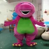 2019 Descuento de fábrica Barney Dinosaur Mascot Disfraces Dibujos animados de Halloween Tamaño adulto Fancy Dress268O
