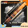 Billiard wskazówki Yfen Crical Carbon Fibre Pool Cue Stick Black Technology Zestaw 11 5 12 5 mm Extender z 230720