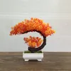 Decorative Flowers Creative Artificial Bonsai Tree Home Room Desktop Decoration Plants Garden
