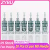 50Pcs Dr. Pen M8 Needle Cartridges Bayonet Cartridges 11 16 24 36 42 Pins Nano Needle MTS Micro Needling for Dermapen M8 Microneedling