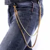 New Fashion 2017 Hiphop Punk Rock Waist 액세서리 65cm 2 층 금색 Foxtail Box Belly Chain for Men Pant Chains BC2323 T20232L