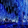 Strings 30/50cm LED Meteor Shower Fairy String Garland Lights Christmas Decorations Outdoor Wedding Street Garden Home Decor Navidad