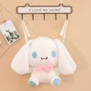 Cartoon Girl Heart Cute Plush Doll Backpack INS Student Network Red Backpack Dual purpose Single Shoulder Crossbody Bag