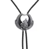 Personalized jewelry Ties New Bolo animal wolf shirt leather rope bolo tie western cowboy HKD230720