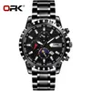 OPK Men's Quartz Watch Cool Glow Calendar Waterproof Men's Watch 42mm