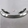 Front Bumper Lip Body Kits Three-piece Carbon Look ABS Materail For B-MW F32 F33 F36 MP Style Auto Parts331F