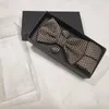 Bow Ties Bowtie Set For Men Tie With Pocket Square Cravat Cufflinks Party Wedding Gift Box Packing Necktie