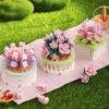 Блоки 9Style Building Blocks Flowers Pot Eternal Bouquet кирпичи Micro 3D Plant Model Diy Моделирование сочные украшения для детских подарков R230720