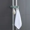 Clip de vadrouille auto-adhésif Étagère de salle de bain Fixé au mur Crochet de poinçon gratuit Cuisine Torage Brosse Balai Cintre Serviette Ménage Crochet Titulaire L230704