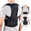 Aucun corset adulte réglable ceinture de correction de la posture du dos thérapie épaule orthèse lombaire soutien de la colonne vertébrale ceinture219b
