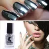 Nagellack grundläggande beläggning uv gel lack nagellack 6 ml magisk transparent spegeleffekt krom metallkonst polering flingfärg 230719