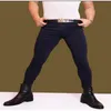 Élégant Métrosexuel Sexy Hommes Jeans Serrés Jambes Jambes Coiffeur Taille Basse Épaisseur Ordinaire Mince Crayon Pantalon Fad Bottes Pan268A