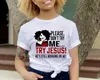 Feministisches T-Shirt mit Aufdruck „God Says You Are Black Girl“ mit kurzen Ärmeln