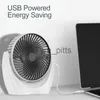 Portable Air Coolers Portable USB Mini Charging Fan Handheld Silent Cooling Fan Air Cooler Three-He-Eque Justerbar Desktop Fan Desktop Office Bedroom X0729