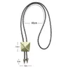 Bolo Ties KDG Western Cowboy Cynk Stop Bolo Tie Western Rodeo Geometryczne krawat mężczyzn i kobiety Para prezenty HKD230719