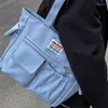 Torby wieczorowe duża szkoła dla nastoletnich dziewcząt japońska torba na ramię Kawaii Kobiet multipockets nylonowe torebki książka