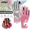 Fietshandschoenen HNQH Fietshandschoenen Half Finger Road MTB Fietshandschoenen Lange vingerhandschoenen Gear Bicyclhandschoenen Fietsuitrusting HKD230720