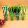 24PCS Creative Little Frog Gel Pen Buddha Frog Silikon Student Student Studentery Whole Kawaii School Materiały Y200709250Y