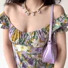 女性用プラスサイズのドレス夏の花のカジュアルショートスリーブドレスl-4xl