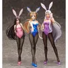 アニメマンガ42cm日本の女の子アニメフィギュアbスタイルああ、私の女神！ Belldandy BunnyVer。 1/4完全なフィギュアアダルトコレクションモデルのおもちゃ