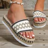 Slippers Flats Platform Vrouwen Slippers Schoenen 2023 Zomer Sandalen Designer Bohemian Slingback Casual Strand Zapatos Slides