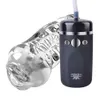 NXY 성인 장난감 Rogge 115C 구강 성관계 장치, 남성 자위기, 항공기 컵, 투명, 지능적 진동, 흡입, 삽입 및 성 제품