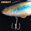 Swolfy 1Pc 134g 400g Esca per pesci morbidi di grandi dimensioni Esche per la pesca d'altura Swimbait Isca Esca artificiale morbida Esca Attrezzatura da pesca T200602248H