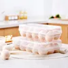 Storage Bottles Useful Egg Case Stable Fresh-keeping Box Portable Clear Container For Refrigerator