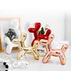 Nordic Keramik Tier Ballon Hund Figuren Sparschwein Handwerk Kreative Hund Miniatur Ornamente Hause Wohnzimmer Dekor Kinder Geschenke 22910