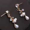 Hårklämmor Noble Crystal Beads Pearl Bridal smycken Set Rhinestone Pageant Diadem Tiaras halsband örhängen krona bröllop dubai set