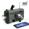 Radio AMFMWB Threeband Solar Outdoor ręcznie Cranked Telefon Mobile Skarb Portable Lighting Lighting 2307719