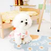 Hond Kleding Zomer Jurk Harnas Met Leiband Leuke Bloemen Kat Boog Puppy Prinses Rok Zachte Huisdier Kitten Kleding Chihuahua kleding