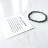 MG0157 New Design Matte Gray Larvikite Bracelet 4 mm Stone Beads Bracelet Mini Gemstone Energy Jewelry2999