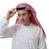 Moda muzułmański shemagh agal men islam arabski hidżab islamski szalik muzułmański arabski keffiyeh arabski okładka głowy A51608252r